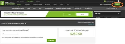 Withdraw Help With DraftKings Sportsbook .